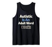 Orgullo neurodivergente para Adultos autistas Aceptación del Autismo Camiseta sin Mangas