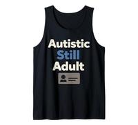 Orgullo neurodivergente para Adultos autistas Aceptación del Autismo Camiseta sin Mangas