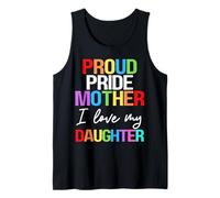 Orgullo Orgullo Madre Amo a Mi Hija Chica Mamá Lesbiana LGBTQ Camiseta sin Mangas