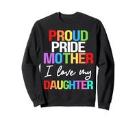 Orgullo Orgullo Madre Amo a Mi Hija Chica Mamá Lesbiana LGBTQ Sudadera