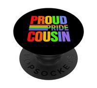 Orgullo Orgullo Primo Arco Iris Gay Lesbianas Niño Amor & Apoyo PopSockets PopGrip Adhesivo