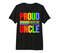 Orgullo Orgullo Tío Arco Iris Gay Lesbianas Niño Amor & Apoyo Camiseta Premium