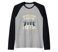 Orgullo pagano Celta Triskelion Árbol de la Vida Heritage Magic Camiseta Manga Raglan