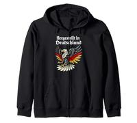Orgullo Patriótico Águila Alemana Tradición Sudadera con Capucha