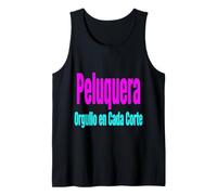 Orgullo Peluquera Cortés Style and Pasion Camiseta sin Mangas