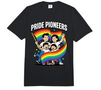 Orgullo Pioneros Arco Iris LGBTQ La Familia Los Padres Gay LGBT Comfort Colors Adult Heavyweight T-Shirt