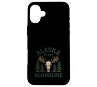 Orgullo Salvaje de Alaska Last Frontier Alce Bear Paw Carcasa para iPhone 16 Plus