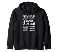 Orgullo Sapiosexual Divertido Soy Inteligente Estimulación Mental Sudadera con Capucha