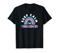 Orgullo Trans Keep Calm Soy transgénero Camiseta