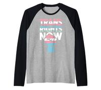 Orgullo transgénero por los derechos trans Camiseta Manga Raglan