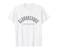 Orgullo Vintage de Albuquerque Nuevo México Camiseta gráfica económica, Hombre, Blanco, S