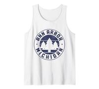 Orgullo Vintage de ANN Arbor Michigan Camiseta sin Mangas