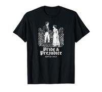 Orgullo y prejuicio Desde 1813 Pluma y Tinta Darcy y Elizabeth Camiseta