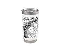 Orgullo y prejuicio Jane Austen Gifts Book Lover para mujeres Vaso térmico de acero inoxidable de doble pared