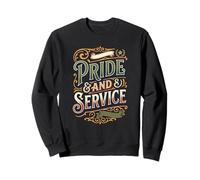 Orgullo & Y Servicio LGBTQ Patriotismo Gay Público Miembro Honor Sudadera