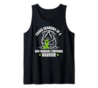 Orgullosa Abuela de un Conejillo de Indias Guerrero de Linfoma no Hodgkin Camiseta sin Mangas