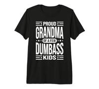 Orgullosa Abuela de Unos cuantos Idiotas niños Divertido papá Humor Camiseta Premium