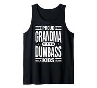 Orgullosa Abuela de Unos cuantos Idiotas niños Divertido papá Humor Camiseta sin Mangas