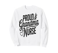 Orgullosa Abuela Enfermera Enfermería del corazón Sudadera