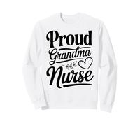 Orgullosa Abuela Enfermera Enfermería del corazón Sudadera