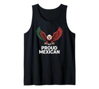 Orgullosa Águila Mexicana Alas Patrióticas Camiseta sin Mangas
