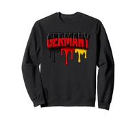 Orgullosa Bandera Alemana de Alemania, Letras patrióticas Drip Germany Sudadera