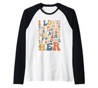 Orgullosa de la Mujer en la Que me he Convertido, empoderar a Las Mujeres positivas Camiseta Manga Raglan