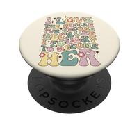Orgullosa de la Mujer en la Que me he Convertido, empoderar a Las Mujeres positivas PopSockets PopGrip Adhesivo
