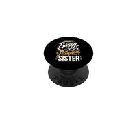 Orgullosa de ser la única y atrevida Hermana Fabulosa del Novio PopSockets PopGrip Adhesivo