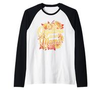 Orgullosa de ser mamá Floral Regalo para el Día de la Madre Camiseta Manga Raglan