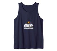 Orgullosa declaración de herencia filipina, no filipino por nada Camiseta sin Mangas
