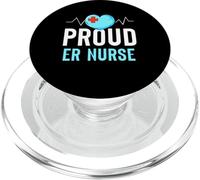 Orgullosa Enfermera De Urgencias Enfermería Enfermeras Ed PopSockets PopGrip para MagSafe