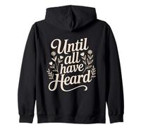 Orgullosa fe Cristiana Jesucristo Dios hasta Que Todos hayan escuchado Sudadera con Capucha