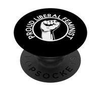 Orgullosa Feminista Liberal - Feminismo Liberal Derechos de Las Mujeres PopSockets PopGrip Adhesivo