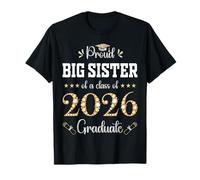 Orgullosa Hermana Mayor de una Clase de graduación de 2026 Camiseta