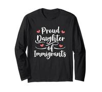Orgullosa Hija De Inmigrantes Hijas Hija De Inmigración Manga Larga