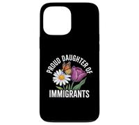 Orgullosa Hija de inmigrantes Mariposa Floral Carcasa para iPhone 13 Pro MAX