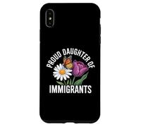 Orgullosa Hija de inmigrantes Mariposa Floral Carcasa para iPhone XS MAX