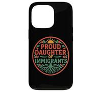 Orgullosa Hija De Inmigrantes Raíces Cultura Orgullo No Migra Carcasa para iPhone 13 Pro