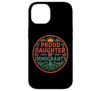 Orgullosa Hija De Inmigrantes Raíces Cultura Orgullo No Migra Carcasa para iPhone 14