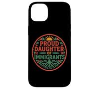 Orgullosa Hija De Inmigrantes Raíces Cultura Orgullo No Migra Carcasa para iPhone 14 Plus