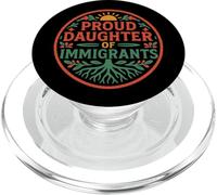 Orgullosa Hija De Inmigrantes Raíces Cultura Orgullo No Migra PopSockets PopGrip para MagSafe