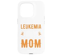 Orgullosa Leucemia Mom Fighter Awareness Cinta Naranja Carcasa para iPhone 15 Pro