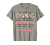 Orgullosa madrastra madre día idea para madrastra de hijastra Camiseta