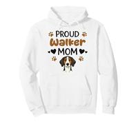 Orgullosa Madre Caminante, Treeing Walker Coonhound Sudadera con Capucha