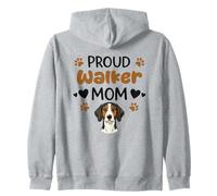 Orgullosa Madre Caminante, Treeing Walker Coonhound Sudadera con Capucha