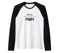 Orgullosa Madre De Alapaha, Bulldog De Sangre Azul De Camiseta Manga Raglan