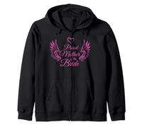 Orgullosa Madre de la Novia - Regalo de Despedida de Soltera Sudadera con Capucha