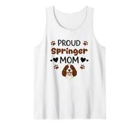 Orgullosa Madre De Springer, English Springer Spaniel Camiseta sin Mangas