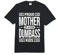 Orgullosa Madre de Unos cuantos Idiotas niños Divertido papá Humor Comfort Colors Adult Heavyweight T-Shirt